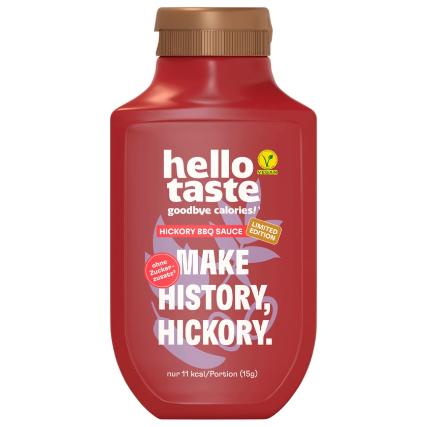 hello taste Hickory BBQ Sauce vegan 300ml